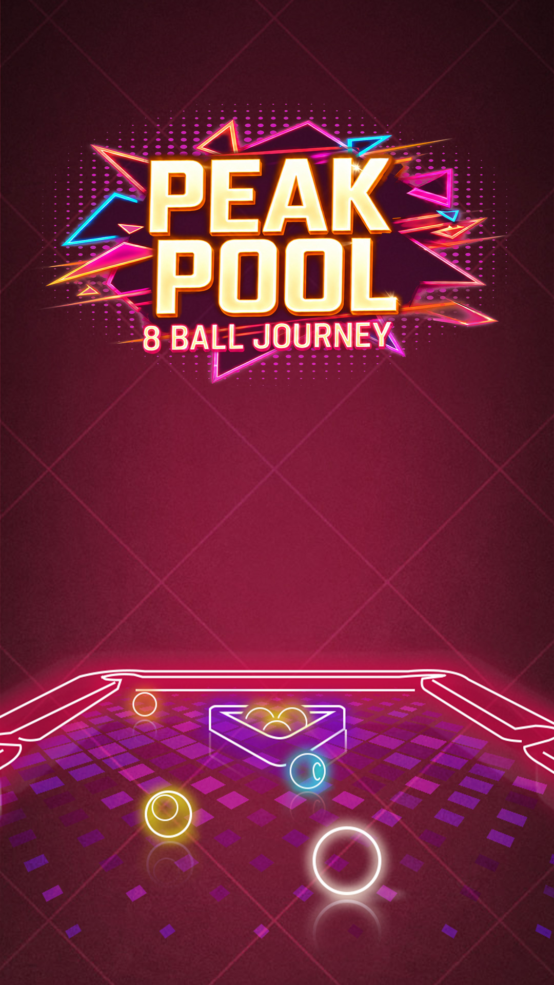 Peak Pool classic 8 ball billiards match